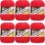 Spinrite Lily Sugar n Cream Yarn Solids Super Size Red Pack of 6 Skein