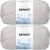 Spinrite Bernat Baby Sport Big Ball Yarn Solids Baby Grey Pack of 2 Skein