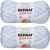 Spinrite Bernat Softee Baby Yarn Ombres Blue Flannel Pack of 2 Skein
