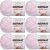 Spinrite Bernat Softee Baby Yarn Ombres Pink Flannel Pack of 6 Skein