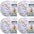 Spinrite Bernat Baby Blanket Yarn Little Lilac Dove Print Pack of 4 Skein