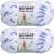 Spinrite Bernat Baby Blanket Yarn Little Denim Print Pack of 2 Skein