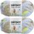 Spinrite Bernat Baby Blanket Yarn Little Boy Dove Pack of 2 Skein