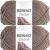 Spinrite Bernat Blanket Big Ball Yarn Taupe Pack of 2 Skein