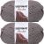 Spinrite Bernat Blanket Big Ball Yarn Dark Grey Pack of 2 Skein