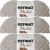 Spinrite Bernat Blanket Big Ball Yarn Pale Grey Pack of 3 Skein