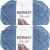 Spinrite Bernat Blanket Big Ball Yarn Country Blue Pack of 2 Skein
