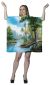 Bob Ross Painting Tree Adult Dress Costume
