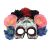 KBW Women s Day of the Dead Flowers Half Mask
