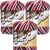 Spinrite Lily Sugar n Cream Yarn Ombres Red White and Blue Pack of 3 Skein