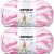 Spinrite Bernat Baby Blanket Big Ball Yarn Pink Dreams Pack of 2 Skein