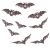 Martha Stewart Crafts Die Cut Chipboard Bats Assorted Sizes