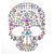 Craft Basics Martha Stewart Crafts Gemstone Skull Sticker 5.5 Inches