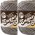 Spinrite Lily Sugar n Cream Yarn Solids Overcast Pack of 2 Skein
