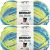 Spinrite Bernat Baby Blanket Big Ball Yarn Handsome Guy Pack of 2 Skein