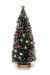 Sisal Bottle Brush Tree Green With Frost And Beads 8.5 X 3.5 Inches