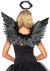 Angel Costume Accessory Kit Black One Size