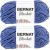 Spinrite Bernat Blanket Yarn Navy Pack of 2 Skein