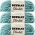 Spinrite Bernat Blanket Yarn Light Teal Pack of 3 Skein
