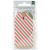 All Wrapped Up Collection Christmas Striped Tags With Glitter Accents