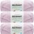 Spinrite Bernat Softee Baby Cotton Yarn Soft Plum Pack of 3 Skein
