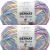 Spinrite Bernat Baby Blanket Big Ball Yarn Jelly Beans Pack of 2 Skein