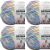 Spinrite Bernat Baby Blanket Big Ball Yarn Jelly Beans Pack of 4 Skein