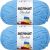 Spinrite Bernat Blanket Brights Big Ball Yarn Busy Blue Pack of 2 Skein