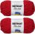Spinrite Bernat Blanket Brights Yarn Race Car Red Pack of 2 Skein