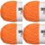 Spinrite Bernat Blanket Brights Yarn Carrot Orange Pack of 4 Skein
