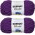 Spinrite Bernat Blanket Brights Yarn Pow Purple Pack of 2 Skein