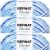 Spinrite Bernat Blanket Brights Big Ball Yarn Waterslide Variegated Pack of 3 Skein
