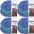 Spinrite Bernat Blanket Big Ball Yarn Ocean Shades Pack of 4 Skein
