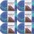Spinrite Bernat Blanket Big Ball Yarn Ocean Shades Pack of 6 Skein