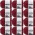 Spinrite Bernat Blanket Big Ball Yarn Crimson Pack of 12 Skein