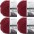 Spinrite Bernat Blanket Big Ball Yarn Crimson Pack of 4 Skein