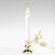 Candle Lamp Electric Brass Plated Base 9 Inches Blister Pack