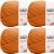 Spinrite Bernat Softee Baby Yarn Pumpkin Pack of 4 Skein