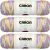 Spinrite Caron Simply Soft Paints Yarn Baby Brights Pack of 3 Skein