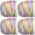 Spinrite Caron Simply Soft Paints Yarn Baby Brights Pack of 4 Skein
