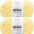 Spinrite Bernat Baby Blanket Big Ball Yarn Buttercup Pack of 2 Skein