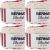 Spinrite Bernat Blanket Stripes Yarn Red Alert Pack of 4 Skein