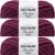 Spinrite Bernat Blanket Extra Yarn Burgundy Plum Pack of 3 Skein