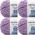 Spinrite Bernat Blanket Extra Yarn Gray Orchid Pack of 4 Skein