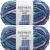 Spinrite Bernat Blanket Extra Yarn Speckled Moonrise Pack of 2 Skein