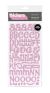 Thickers Alpha Stickers Glitter Foambubblegum 2 Sheets