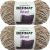 Spinrite Bernat Velvet Yarn Mushroom Pack of 2 Skein