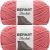 Spinrite Bernat Blanket Big Ball Yarn Terracotta Rose Pack of 2 Skein