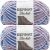 Spinrite Bernat Blanket Big Ball Yarn Dappled Showers Pack of 2 Skein