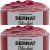 Spinrite Bernat Blanket Ombre Yarn Burgundy Ombre Pack of 2 Skein